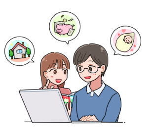 ライフプランや自分たちの暮らしに沿った家づくりのイメージ