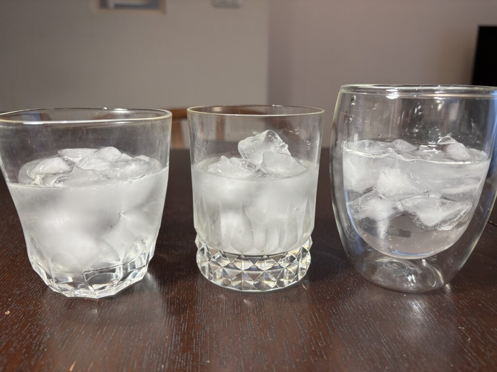 空気層と結露の実験1